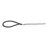 Trixie láncos póráz nylon fogóval 1,1m/2mm fekete TRX14011