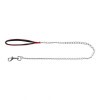 Trixie láncos póráz nylon fogóval 1m/3mm piros