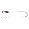 Trixie láncos póráz nylon fogóval 1m/4mm piros