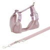 Trixie Junior Puppy Soft Szett Hám+póráz 26–34 cm/10mm 2m világos lila TRX15564