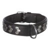 Trixie Nyakörv Active bőr csavarokkal M 38-45cm/40mm fekete TRX1837