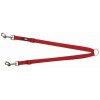 Trixie Premium póráz kettős vezetővel XS–M 40–70 cm/15mm piros TRX201103