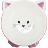 Trixie kerámia tál macskafej formájú 015l/14cm