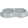 Trixie műanyag dupla tál 2x0,2l/11cm
