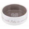 Trixie Pet´s Home kerámia tál 0,3l/12cm krém/barna TRX25053