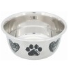 Trixie fém tál gumitalppal 1L/15cm TRX25272