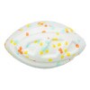 .Játék Light & Strong, rugby labda, EPS, 12,5 cm, fehér/többszínű TRX33433