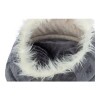 Trixie Ágy Minou kör alakú 47x26cm szürke/világosszürke