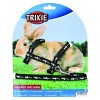 Trixie Hám Pórázzal Nylon, Nyulaknak 25–44cm / 10mm 1,25m TRX6263