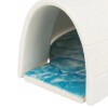 Trixie Igloo Kerámia Hűtőlemezzel Rágcsálóknak 13 × 9 × 15 cm, Fehér